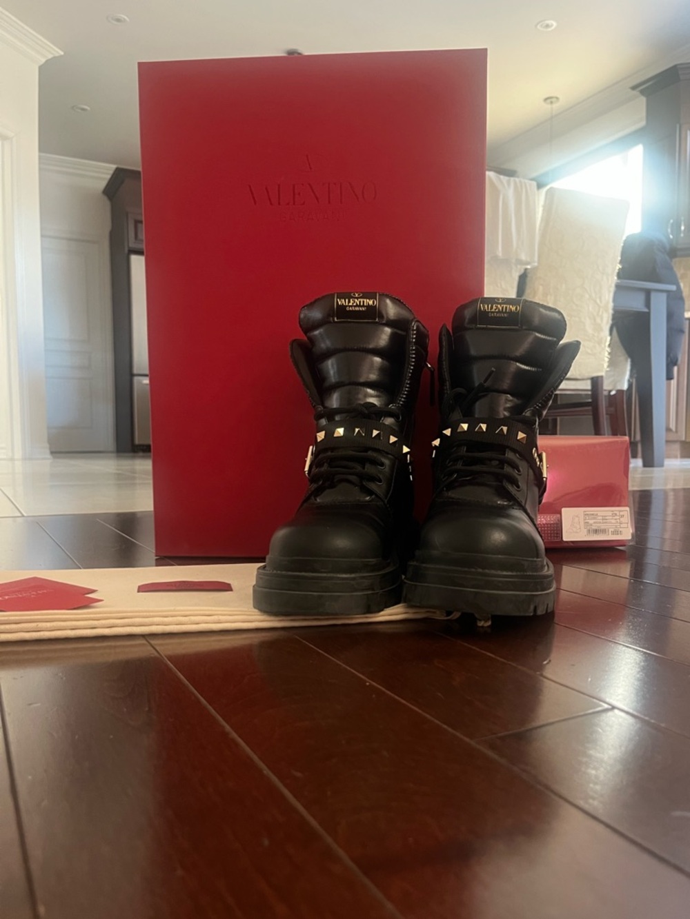 Valentino Garavani Combat Stud Boots